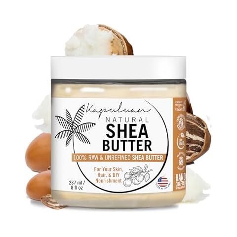 Kapuluan Shea Butter — Raw, Unrefined, Pure Shea Butter Raw for Skin, Hair, and Face - Shea African Butter Skin Moisturizer, Stretch Marks and Acne Scarring .5 lb Cover