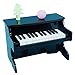 Colorful life Mini Piano pour Enfants en Bois, Piano Électronique en Bois, Jouets Musicaux pour Garçons Et Filles Débutants, 3-6 Ans, Peinture Écologique,Noir