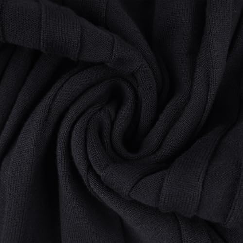 Mens for Man High Neck Sweater Crochet Thermal Knit Basic Winter Fall 2025 Fashion Y2K4