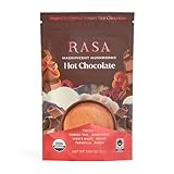 Rasa Magnificent Mushrooms Hot Chocolate | Adaptogenic Hot Cocoa Mix, Made With Organic Cacao and Organic Mushrooms | Superfunctional Instant Hot Chocolate (6 oz / 14 servings)