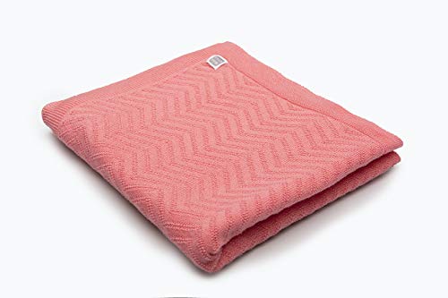 Minutus Couverture d'été fine en coton 80 cm (Delta) fuchsia