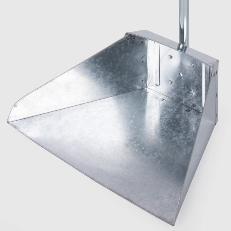 Paletta Alza Immondizia Apex Ribaltabile Con Manico In Metallo E Piedino Stabilizzatore - Made In Italy