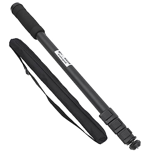 JEWEDECO Portable Extendable Camera Monopod Lightweight Aluminum Alloy Telescoping Pole Stand for Outdoor Photography Travel Sports Events with Stable Performance and Compact Design