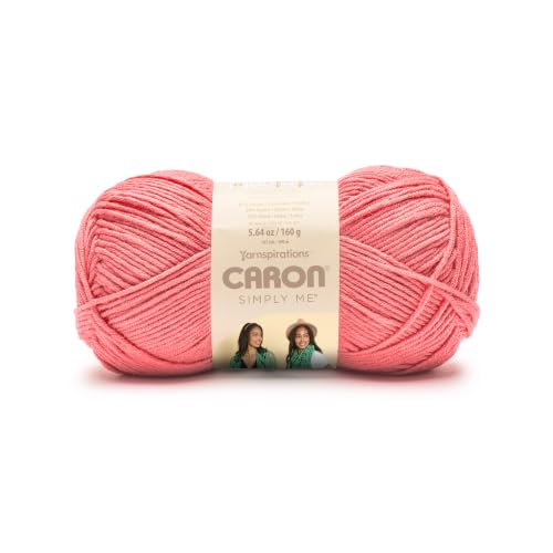 Image of Caron Simply Me, Soft Yarn for Crocheting, Pretty in Pink, 2-Pack
