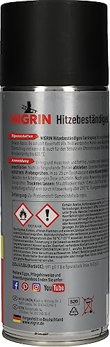 Nigrin 74117 - Vernice Spray Resistente al Calore