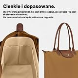 DGAZ Lekki organizer do toreb z serii Longchamp Le Pliage, jedwabny luksusowy worek wewnętrzny DupontPaper do Le Pliage L, wysokość uchwytu 25 cm (Chai)