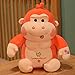 35/45 / 55cm piękny goryl pluszowa zabawka bajki Orangutan małpa poduszka lalki zwierzątka prezenty do dekoracji domu 55cm pomarańczowy