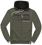 FC-Moto Waving Felpa con cappuccio zip (Olivegreen/Black,S)