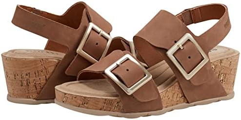 Earth® Women's WILLA Wedge Sandal, Brown 101, 8 M | Image 5