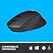 immagine 5Logitech M330 Silent Plus Mouse Wireless, 2.4 GHz con Ricevitore USB Nano, 1 000 DPI, 3 ‎Pulsanti, Batteria Lunga Durata Fino a 24 Mesi, PC/Mac/Laptop, Nero