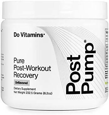 Do Vitamins PostPump Natural Post-Workout Supplement, Muscle Building Recovery Powder, BCAA, Creatine, Betaine, Carnitine, Paleo, Keto, Vegan, 30 Servings