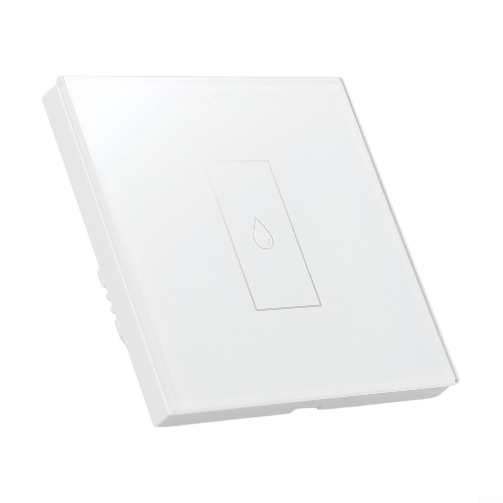 Wifi Power Monitor for Tuya Smart Water Heater Boiler Switch, Energy Reports, Backlight Option (White)