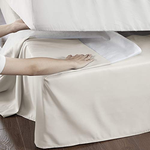 Madison Park Simple Fit Wrap Around Adjustable Bedskirt Ivory One Size (Mp11-5365) #TOP6
