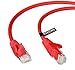 Price comparison product image rhinocables CAT 5e High-Speed Ethernet Cable - Reliable LAN Network RJ45 Cable for Fast Internet & Data Transfer | Durable WiFi Broadband Cable for Gaming & Streaming, (5m, Red, Pack of 1)