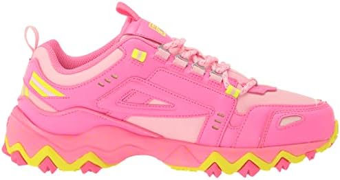 FILA Oakmont TR Sneaker, Cotton Candy/Knockout Pink/Safety Yellow, 6.5 US Unisex Big Kid | Image 5