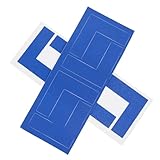 EXQUIMEUBLE 8個字型フロアマーカーテープ 耐久製 床用 テープ 位置マーキング 角マーク 高視認性色 屋内屋外対応 スペース整理に適用