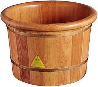 Barril de madeira para spa dos pés, presente doméstico, banheira de imersão para pés, sauna de imersão para pés de madeira, banheira para pés, massagem, spa, sauna, imersão, banheiras artesanais para