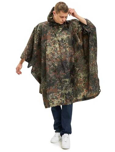 Brandit Ripstop Poncho, Farbe: flecktarn, Größe: OS