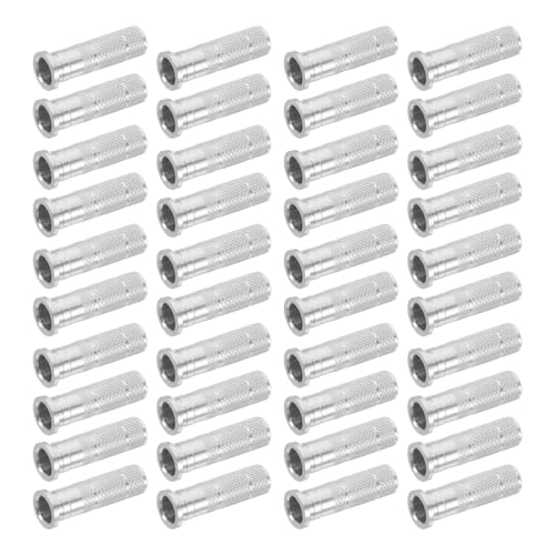ORFOFE 50 Unidades Insertos de Aluminio de 6,2 Mm para Ejes de Flechas de Carbono Ajuste de Precisión y Resistencia Ligera para Caza y Construcción de Ejes