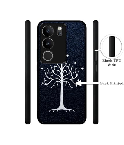 Image of Magic Tree Pattern Design Premium 2D Printed Metal Back Case Cover for Vivo V29 5G / V29 Pro 5G