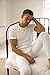 Heat Holders Mens Short Sleeve Winter Thick Thermal Lining Base Layer Shirt (M, White).