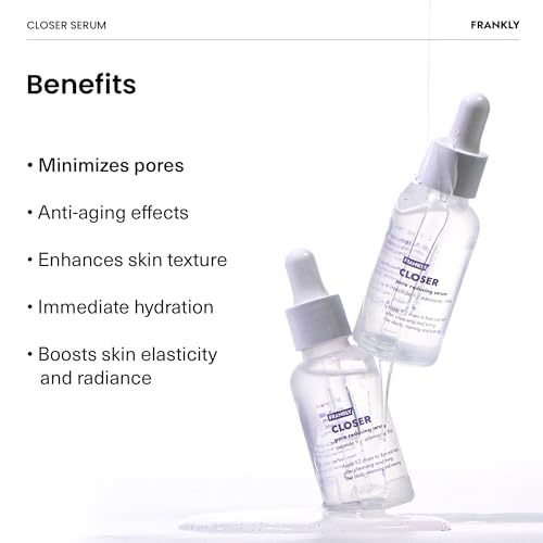 FRANKLY-Closer-Serum-Mega-Jumbo-Pore-Minimizer-Serum-9-Peptides-Vegan-Collagen-Adenosine-PHA-Korean-Pore-Minimizer-for-Glass-Skin-Anti-Aging-Hydration-Elasticity-338-fl-oz