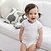 Gerber Baby 5 Pack Onesies Multi-Packs Bundle Interlock 180 GSM, White, 3-6 Months