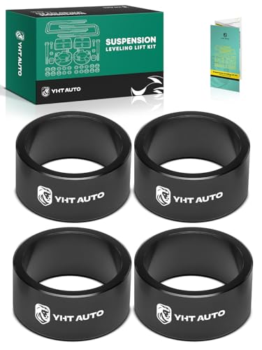 YHTAUTO 2 inch Front & Rear Leveling Lift Coil Spring Spacers for Polaris RZR 570 2012-2021 Sportsman 500 1996-2013 Sportsman 600 2003-2005 Suspension Leveling Kit Set of 4