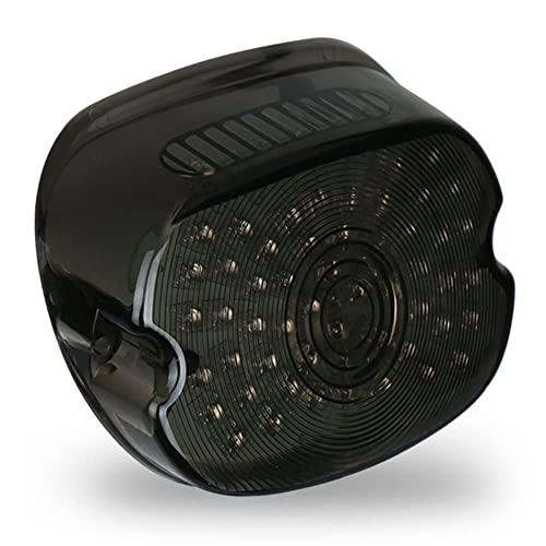 Ovotor Led Tail Light Smoke Lens Lay Down Tail Lamp With Braking Turn Signal Replacement For Harley Sportster Dyna Fxdl Electra Glides Road King #TOP3