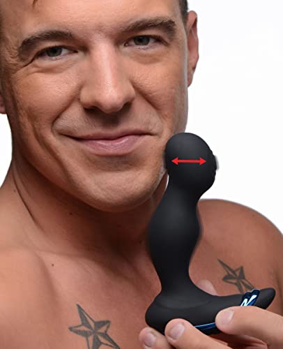 Masajeador de próstata Alpha-Pro P-Pounce Pulsing de 230 g para el bienestar masculino