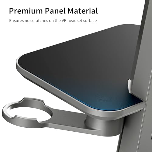 Image of ANNAPRO CD1 Charging Dock for Meta Quest 3S /3, Steam VR /Quest 2, Retractable Charging Cable to Charge VR Headset, RGB Charging Station Accessories Compatible with Elite Strap and Controllers