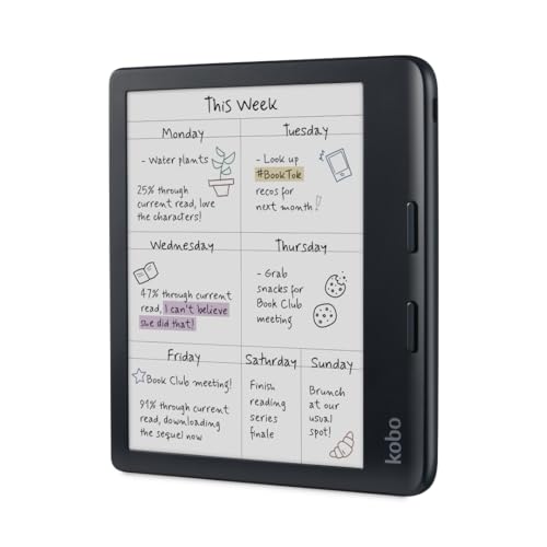 Kobo Libra Colour | eReader | 7" Glare-Free Colour E Ink Kaleido 3 Display | Dark Mode Option | Audiobooks | Waterproof - Image 3