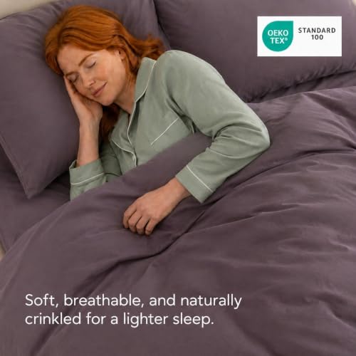 Image of Purple Duvet Cover Only - Ultra Soft & Breathable Comforter Cover King