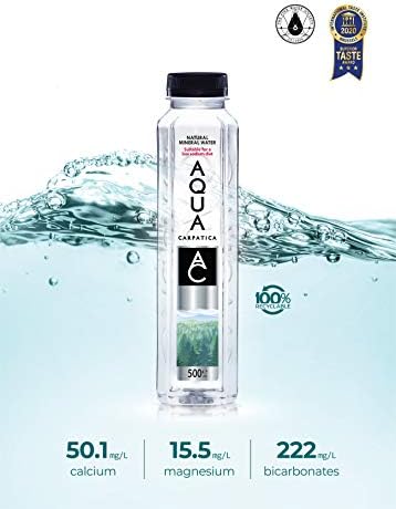 AQUA Carpatica Natural Still Mineral Water 6 X 500 ml