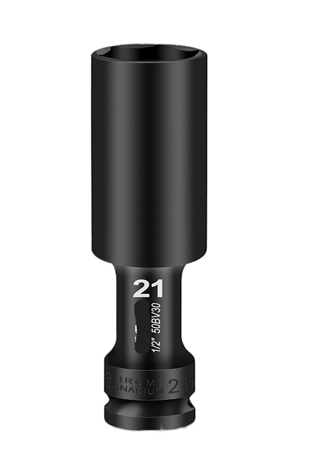 QXYSLHKC 1/2 Drive Wrench Hex Head 8-24mm Adapter Spanner Converter Deep Impact Socket Tire Removal Tools(21MM)