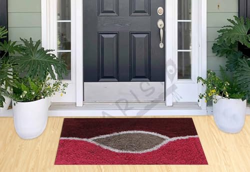 Image of Cotton Kitchen Doormat| Floor Mat | Door Mat| Anti-Slip, Soft,Washable, Printed, Designer, for Floor, Kitchen, Room Offices (120L X 40W & 60L X 40W Centimetre), Rectangular (Design-8)