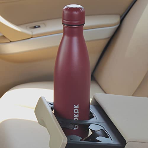 Image of BJPKPK 17 oz Insulated Water Bottle, Stainless Steel Flask, Leak Proof