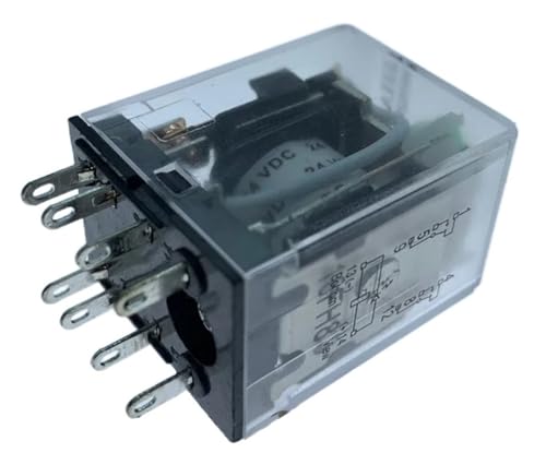 Relais électromagnétique commande HH52PL 8 plots contact argent 5A - 2