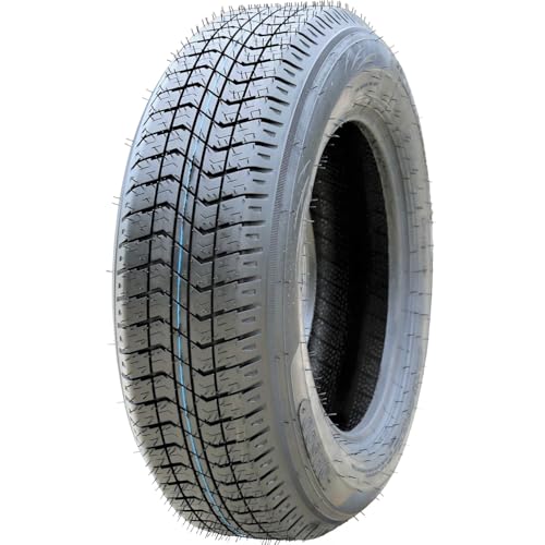 Forerunner QH500 Premium Trailer Tire-ST205/75D15 205/75-15 205/75/15 Load Range C LRC 6-Ply BSW Black Side Wall