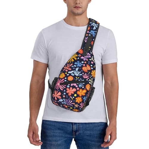 Morrales bandolera unisex con diseño Ocean Seaweed miniatura 7