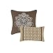 Madison Park Bellagio Reversible Quilted Bedspread Set, Solid Reverse Summer Breathable, Lightweight All Season Bedding Layer, Matching Shams, Bedspread Queen(102