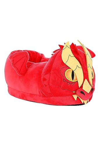 Dungeons & Dragons Dragon Slippers Cosplay Footwear with Fire, Teeth, and Anti-Slip Soles3