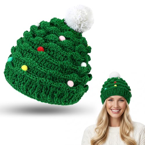 Beipegin Tannenbaum Hut Weihnachtsmützen,Weihnachtsbaum Mütze mit...