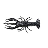 Savage Gear 4D Craw 4' 6 pcs (Black and Blue) 3434,One Size