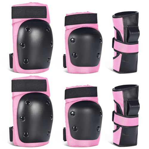 El Mejor Listado de Equipos de protección los 5 mejores. 44 PEURULAK Set 6 en 1 Protección Completa:Rodilleras,Coderas y Muñequeras-Ajustable,Antideslizante y Transpirable-Equipo de Protección para Patinaje,Fútbol,Ciclismo,Moto-Adulto y...