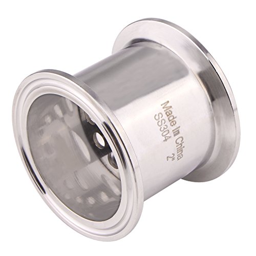 Dernord 2" Tri Clamp Filter Plate - High Pressure Sanitary Fitting With 6Mm Holes #TOP1