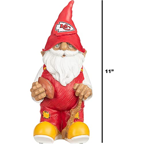Image of NFL Resin 11.5 inch Team Logo Outdoor Garden Statue Gnome