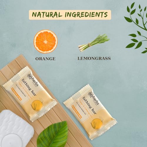 Image of 15g Soap, (Pack-50) Orange & Lemongrass Hotel Toiletries Soap, Travel Soap, Guest Room Amenities Soap, Hospitality Kit, Small Soap, Marriage Hall, Mini Size Soap