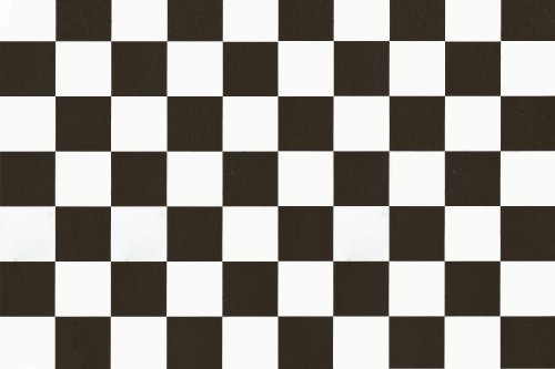 d-c-fix Möbel-Klebefolie - Monza Schwarz-Weiß Schachbrett-Muster - 45 cm x 2 m - abwaschbare selbstklebende Deko-Folie für Küche, Schrank, Tisch & Fensterbank - modern & nachhaltig