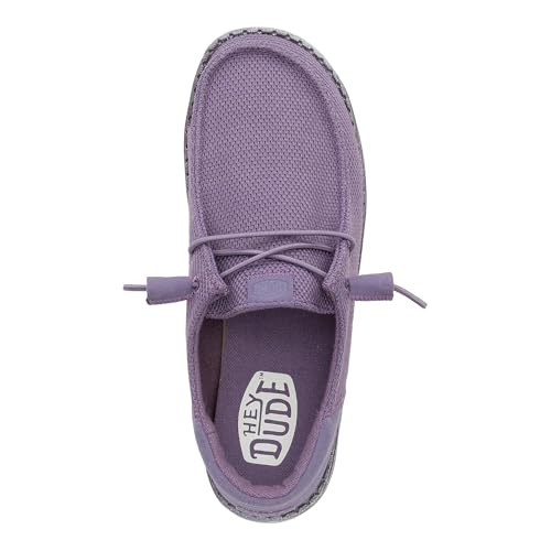 Image of Hey Dude Women Wendy Funk Mono Dark Lilac 9 Medium